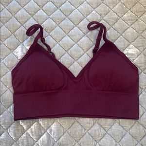 Maroon Lululemon Sports Bra